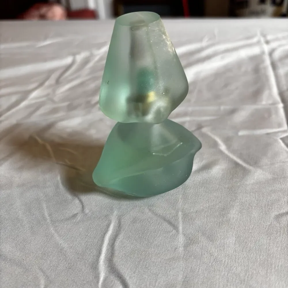 Salvador Dali Frosted Lip And Nose Parfume Bottle S.dali Ray paris Vintage